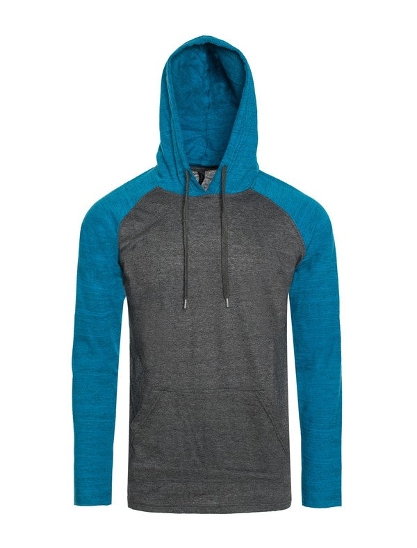 Raglan Long Sleeves Light Weight Hoodie