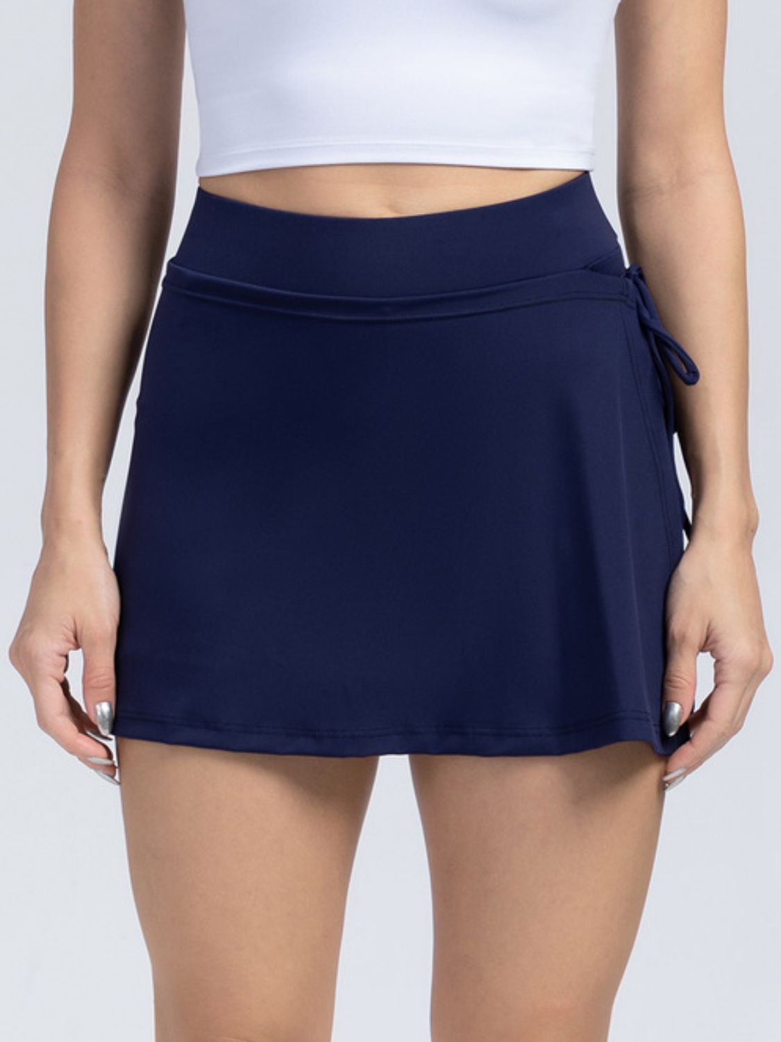 Thunder Chick Fitness High Waist Active Skort with Pockets