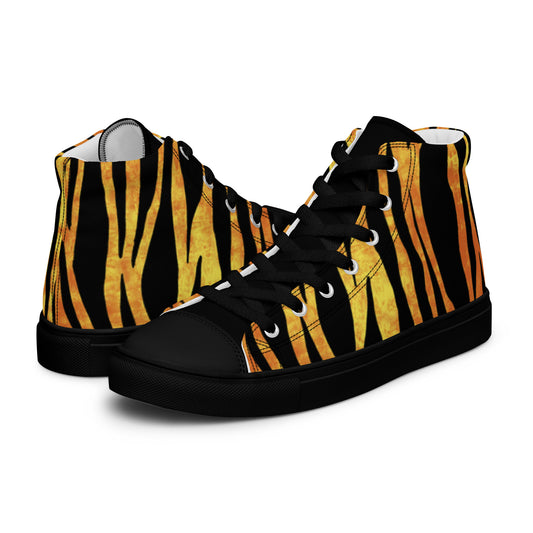 TCF Tiger High Top Canvas Shoes