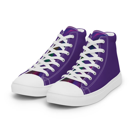 TCF Purple Passion Hightop Canvas Shoes